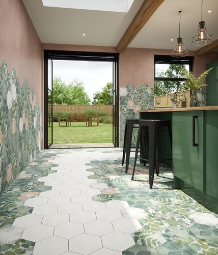 Ca Pietra Woodland Glade Porcelain Melange Green